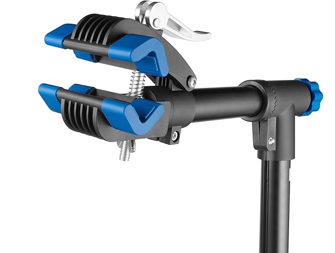 Pro Stand Plus Bike Rack - Heavy-Duty Telescoping Bicycle Stand with Tool Tray, Rotating Clamps, and Adjustable Handlebar Rod by RAD Cycle (Black)-StrideForce Fitness