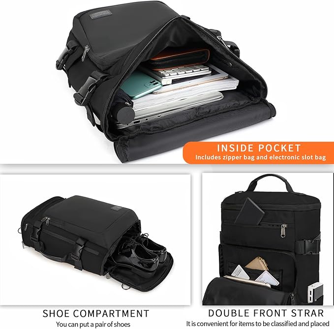 Kalesi Gym Duffle Bag Backpack 4-Way Waterproof with Shoes Compartment for travel Sport Hiking laptop-StrideForce Fitness