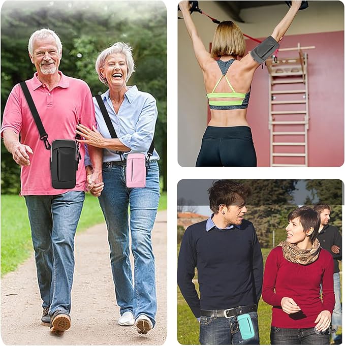 Phone Holder Arm Bands for Running Armband Small Crossbody Bags for Women Kids,iPhone 15 14 13 12 11 Pro Max Xs Xr X 6 7 8 Plus SE Mini Galaxy Ultra Edge S24 S23 Note-StrideForce Fitness