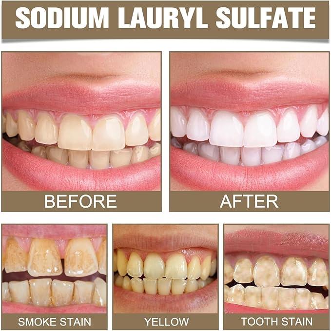 2PCS Tooth Refresh Toothpaste, Fresh Breath Whitening Toothpaste, Natural Oral Care & Enamel Repair, Helps Remove Coffee, Tea & Wine Stains, Deep Cleaning Care