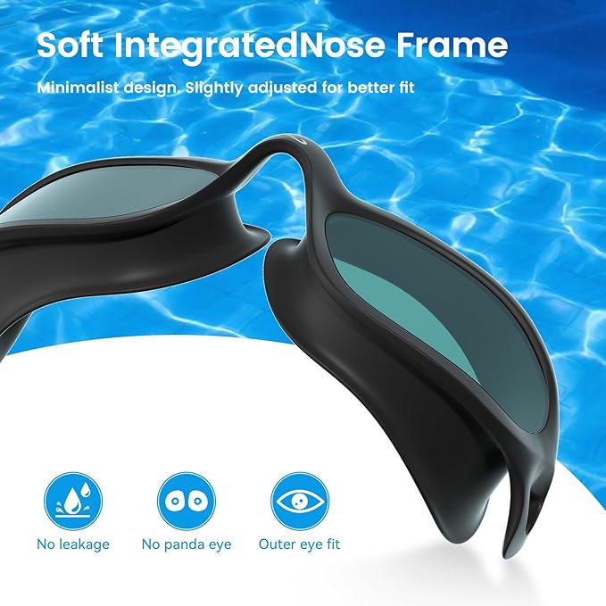 COPOZZ Swim Goggles Adult Women, Swimming Goggles for Women & Men, Anti-Fog No Leaking UV Protection for Adult-StrideForce Fitness