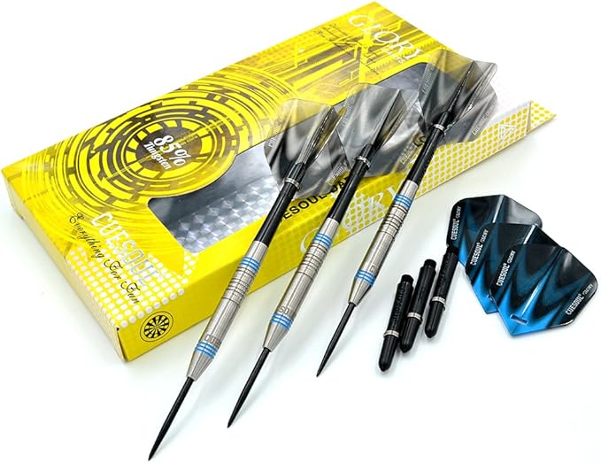 CUESOUL Professional Tungsten Steel Tip Dart Set 85% Tungsten 22g/24g/26g-Glory Series-StrideForce Fitness