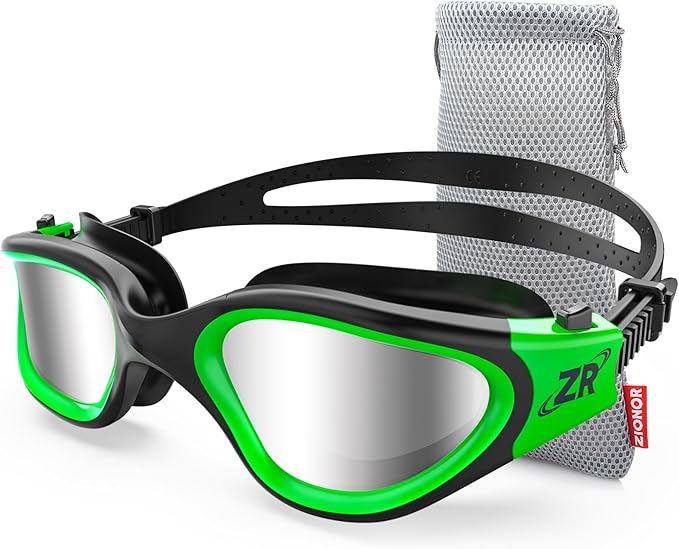 ZIONOR G1 Polarized Swimming Goggles for Unisex Adult Women Anti Fog 100% Anti UV Diving Goggles-StrideForce Fitness
