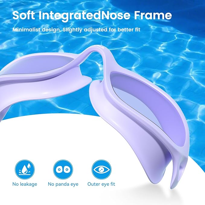 COPOZZ Swim Goggles Adult Women, Swimming Goggles for Women & Men, Anti-Fog No Leaking UV Protection for Adult-StrideForce Fitness