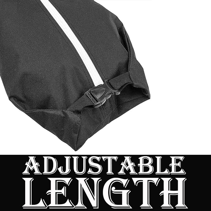 MOOCY Ski Bag for Air Travel, Unpadded Snow Bag Fits Skis Up to 200cm, Carrying Bag for Adults and Children-StrideForce Fitness