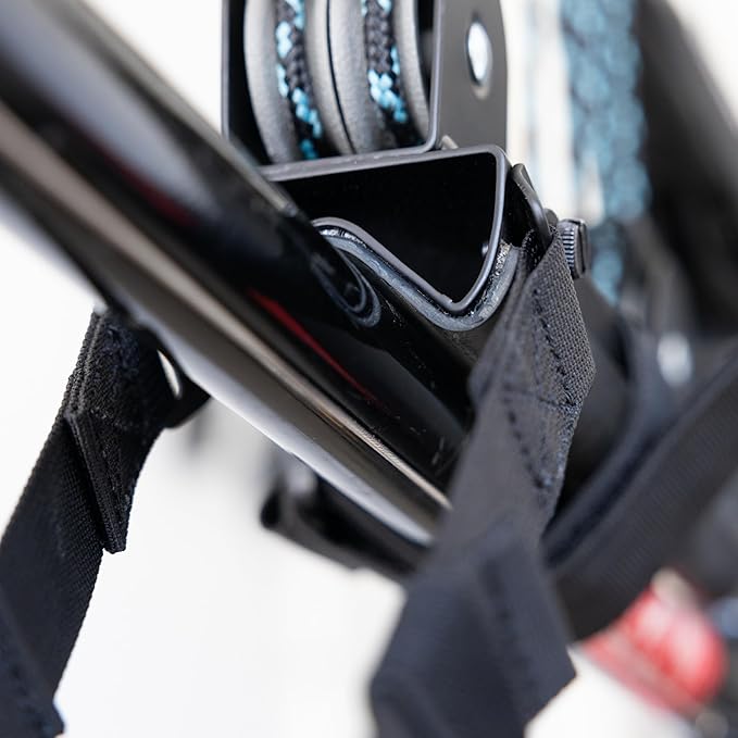 StoreYourBoard Bike Hoist, No-Slip Bicycle Ceiling Storage, Heavy-Duty Garage Pulley Lift System, Road, MTB, Fat Tire, Ebike Hanger-StrideForce Fitness