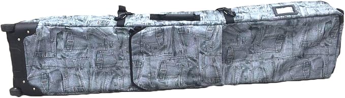 UNISTRENGH Snowboard Bag For Air Travel - Padded Snowboard Bag - Waterproof Fully Padded Snowboarding Travel Bag For Flying - Up to 165 CM Snowboards-StrideForce Fitness