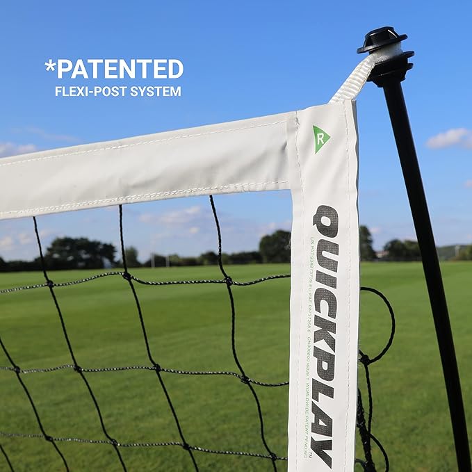 QUICKPLAY Kickster Soccer Goal Range – Ultra Portable | Quick and Easy Set Up | Includes Net and Carry Bag | Available in 7 Sizes | Backyard Soccer Net for Kids & Adults [Single Goal]-StrideForce Fitness