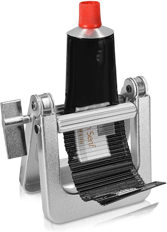kwmobile Metal Toothpaste Tube Squeezer - Large Multifunctional Tube Wringer Roller Dispenser for Hair Color Dye, Paint Tubes, Hand Cream, Cosmetics