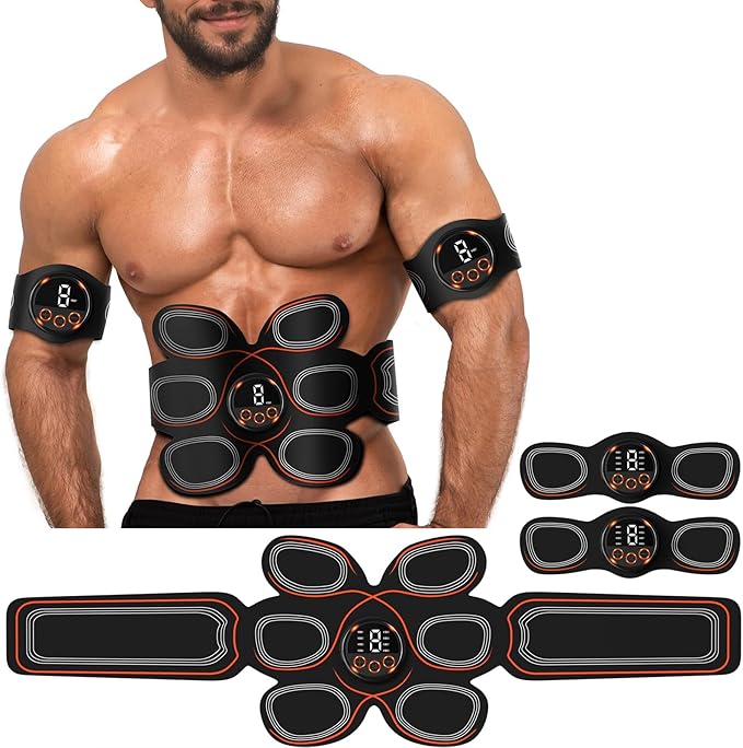 Fitness Belt, Powered Muscle Stimulator for Muscle Conditioning-StrideForce Fitness
