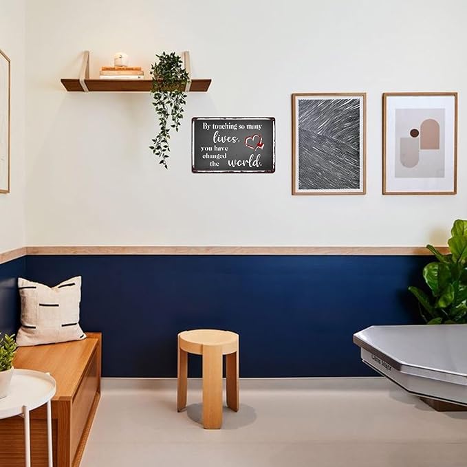 Nurse Retirement Gifts for Women, Nurses Practitioner Metal Tin Signs Home Decor Nursing School Graduation Happy Retirement Accessories Thank You Sign 8x12 Inch-StrideForce Fitness