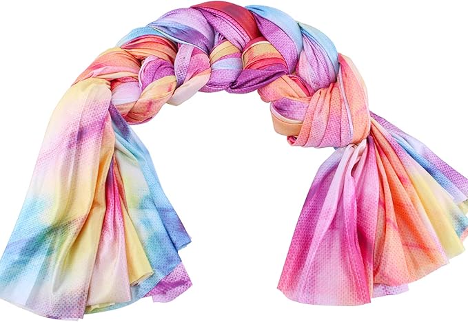 F.Life Aerial Yoga Hammock kit- Yoga Swing Multicolor 5 yards-Flying Yoga Include Daisy Chain,Carabiner and Pose Guide-StrideForce Fitness