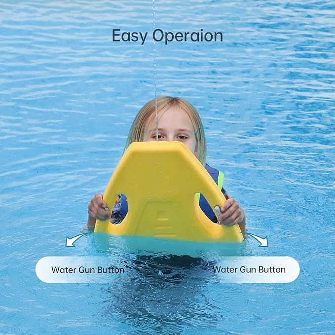Electric Swimming Kickboard for Kid,Swim Kickboard with Water Gun Function,Swim Board for Children/Swimming Beginner-StrideForce Fitness