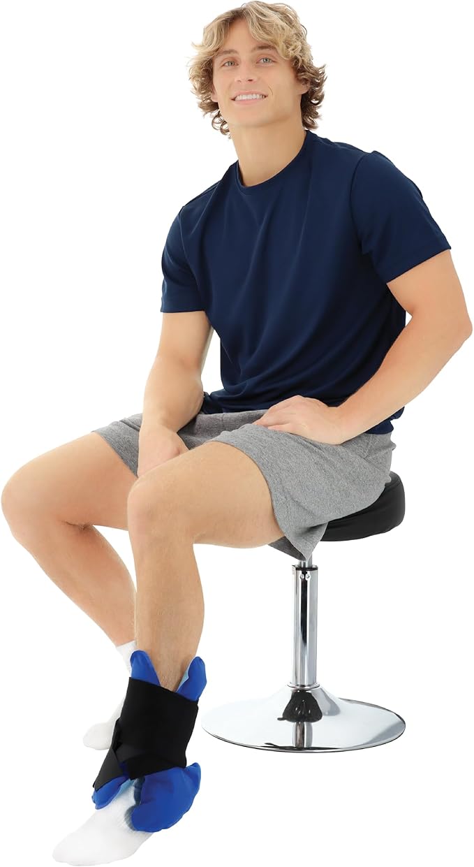 Core Products Clover Pack Frost Free Cold Therapy, Flexible for Knee, Shoulder, Elbow & Ankle with Compression Strap - Made in The USA-StrideForce Fitness