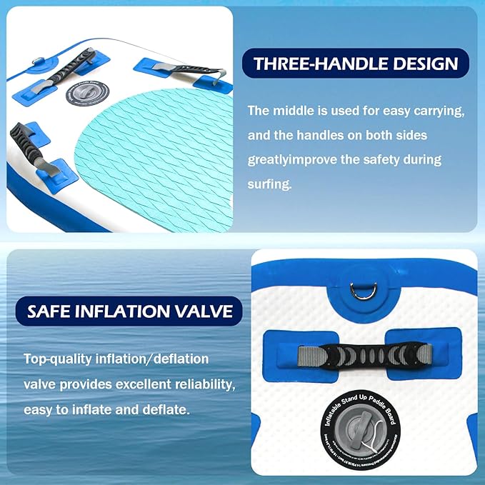 Inflatable Bodyboard Lightweight Portable 40" Body Board for Adults and Kids Surfboards Body Boards for Beach River-StrideForce Fitness