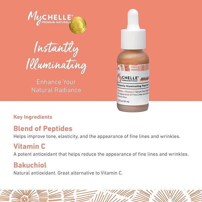 MYCHELLE Instantly Illuminating Peptide Serum, 1 FZ-StrideForce Fitness