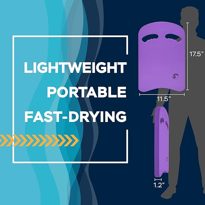 Sunlite Sports Swimming Kickboard - One Size Fits All - A Great Training Aid for Children and Adults-StrideForce Fitness