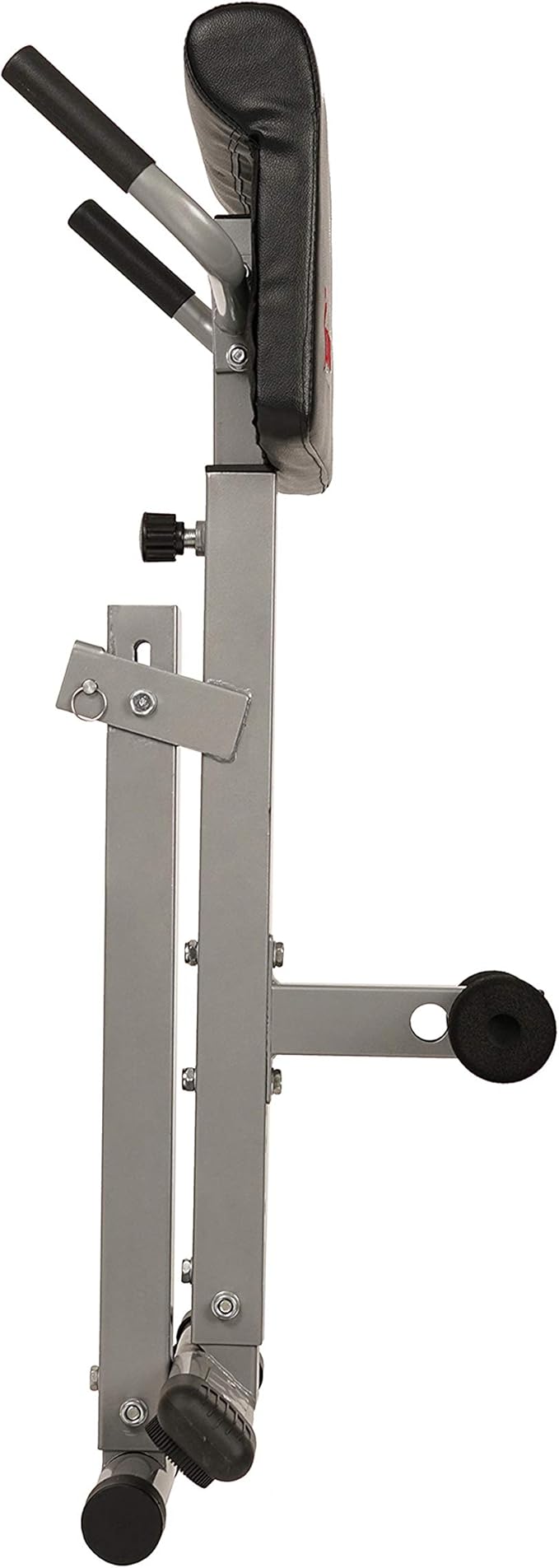 Sunny Health & Fitness Foldable Hyperextension Roman Chair w/Back Extension, Home Gym Sit Up Bench for Glute & Ab Workouts, Optional Adjustment Incline & Multi-Function Heavy-Duty Exercise Equipment-StrideForce Fitness