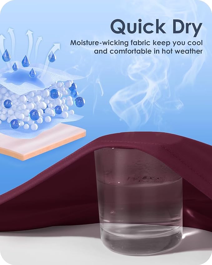 Boladeci Men's Swim Shirt Short Sleeve UPF 50+ Sun Protection SPF UV Moisture Wicking Lightweight Quick Dry Rash Guard-StrideForce Fitness