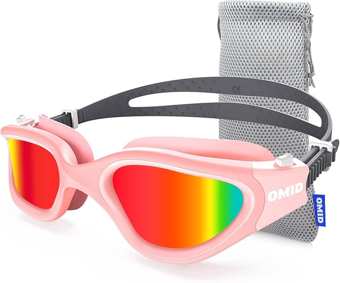 OMID Swim Goggles, P2 Polarized Swimming Goggles for Men Anti-fog Goggles Swimming for Adult Women-StrideForce Fitness