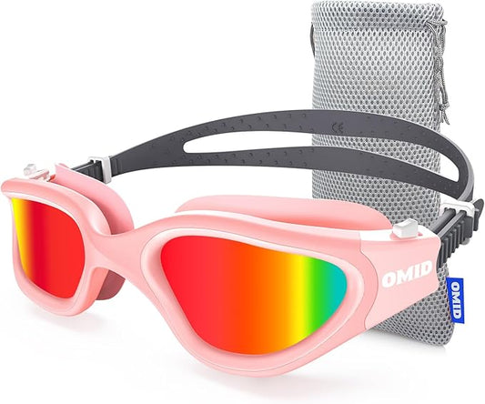 OMID Swim Goggles, P2 Polarized Swimming Goggles for Men Anti-fog Goggles Swimming for Adult Women-StrideForce Fitness