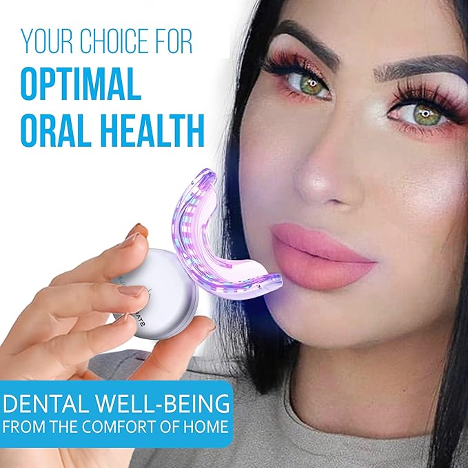 Gum Light, 32 LED Red & Blue Light Gums Sensitive Support and Teeth Whitening Accelerator