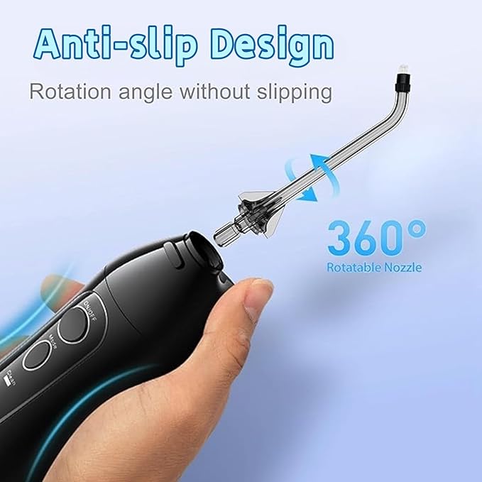 Replacement Tips for COSLUS Water Dental Flosser, 4 Orthodontic Replacement Heads Water Flosser Only Compatible COSLUS C20 (F5020E), E40 (WFP14), C31 (F5023), C50, and C51 Water Flosser