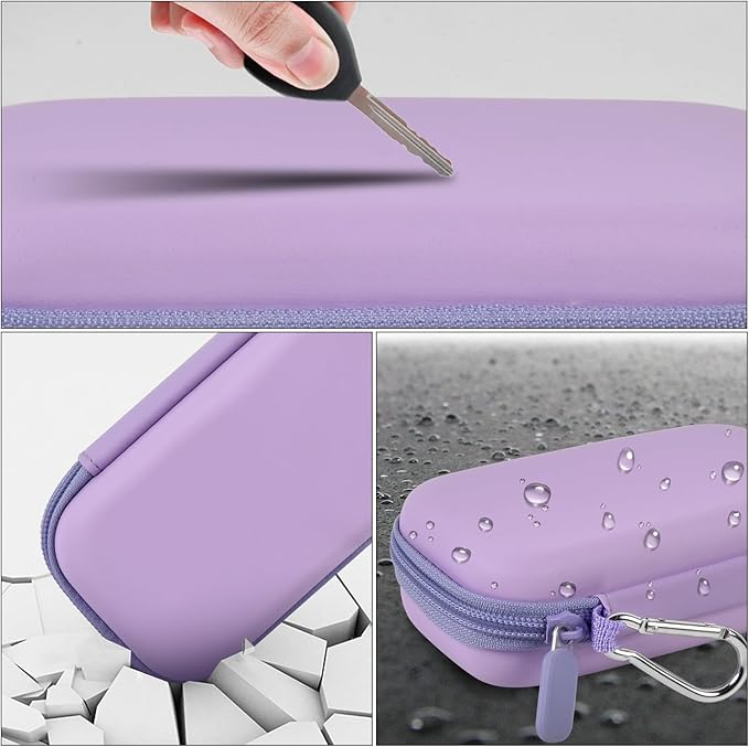 MP3 & MP4 Player Case for SOULCKER/G.G.Martinsen/Grtdhx/iPod Nano/Sandisk Music Player/Sony NW-A45 and Other Music Players with Bluetooth. Fit for Earbuds, USB Cable, Memory Card - Purple-StrideForce Fitness