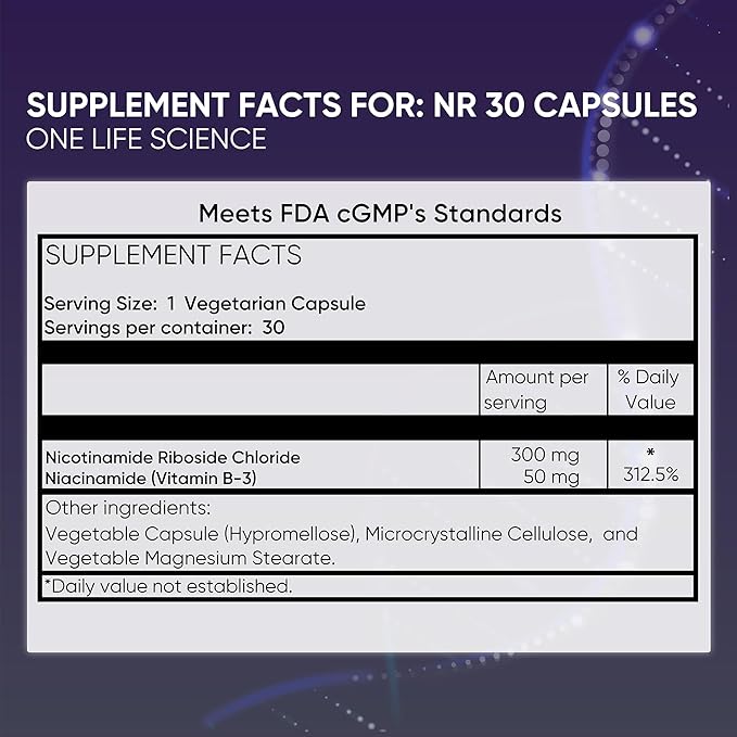 Ageless NAD Supplements for Women & Men | High Purity 300mg Nicotinamide Riboside Chloride | NMN Supplement for Anti-Aging | Support Energy, Focus, Body Fat and Cognitive Function 30 Count-StrideForce Fitness