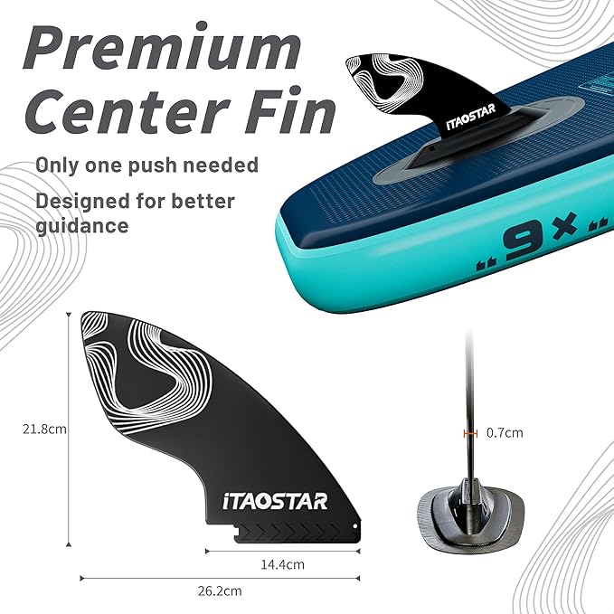 Lead 11‘ x 33" / 12’×35" Inflatable Stand Up Paddle Board - Premium SUP Board Kit - Ultra Stable Paddleboard for Adults & Youth - All Skill Levels - for Lakes, Oceans-StrideForce Fitness