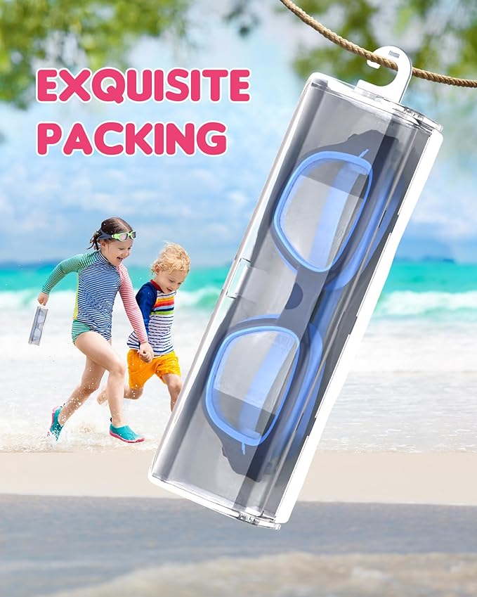 Kids Swim Goggles,Swimming Goggles for Kids 6-14, Anti-Fog UV Protection Pool Glasses for Boys Girls-StrideForce Fitness