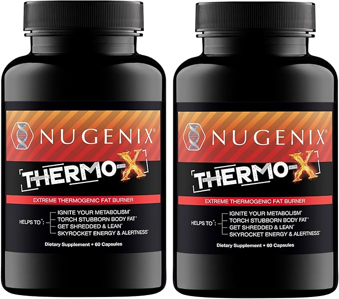 Nugenix Thermo-X: Thermogenic Fat Burner Supplement for Men, Extreme Metabolic Accelerator, 120 Count-StrideForce Fitness