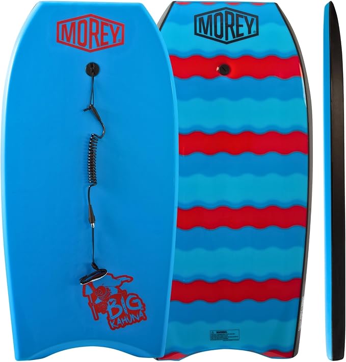 MOREY® Big Kahuna 44" The Original Bodyboard for Tall Riders. Body Board for Beach, Re-Engineered 2025 Model-StrideForce Fitness