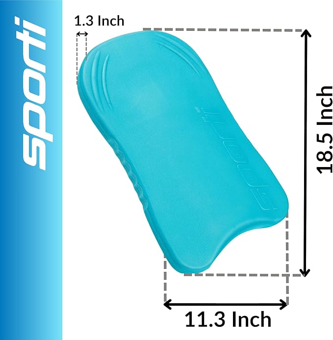 Sporti Adult Kickboard for Swim Training - Swimming Kickboard for Men Women, Water Board for Adult, Swimming Training Aid-StrideForce Fitness
