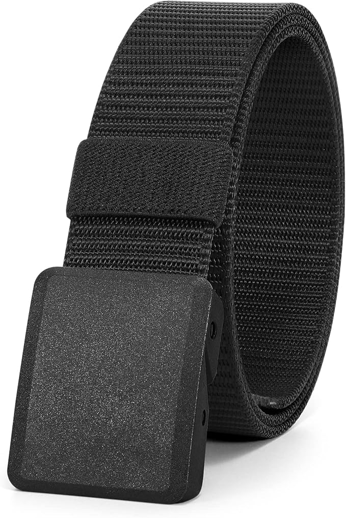 JASGOOD Nylon Canvas Breathable Military Tactical Men Waist Belt With Plastic Buckle-StrideForce Fitness