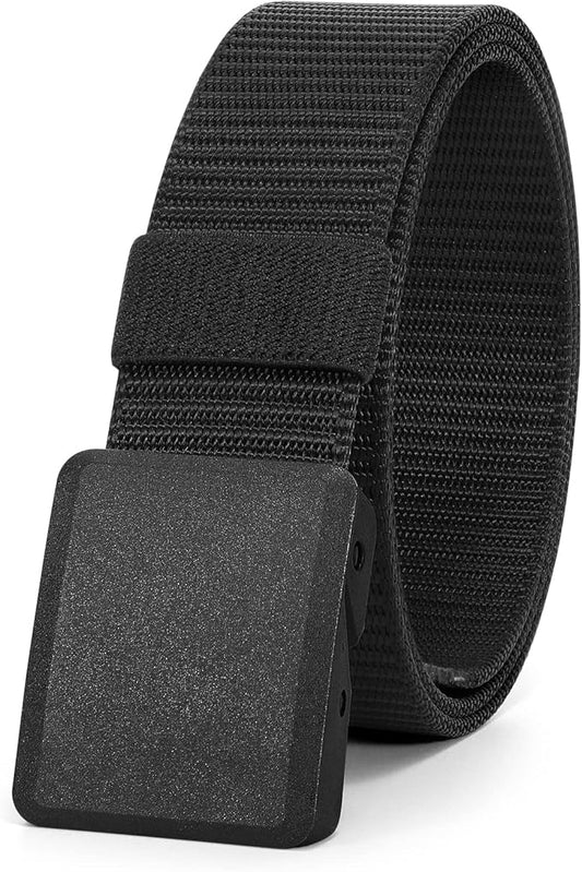 JASGOOD Nylon Canvas Breathable Military Tactical Men Waist Belt With Plastic Buckle-StrideForce Fitness