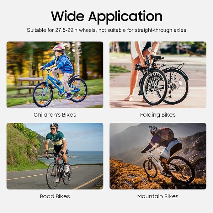 Bicycle Wheel Truing Stand, Bike Repair Truing Bearing Stand with 360° Swivel Dual Adjustment & Thickened Base, Professional Bicycle Wheel Repair Steel Bearing Bracket Rim for Wheels up to 3.5"-5.9"-StrideForce Fitness