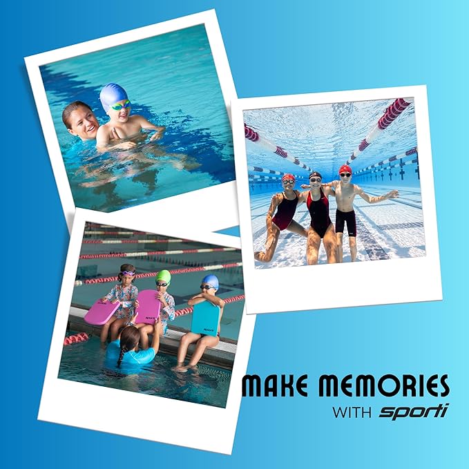 Sporti Silicone Swim Cap for Kids, Unisex Youth Swimming Cap, Protection Bathing Caps for Your Children, Aged 2-10-StrideForce Fitness