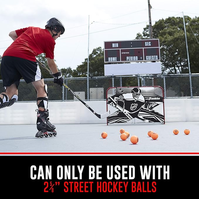 Franklin Sports NHL Street Hockey Goalie Shooting Target - Shooter Tutor Hockey Goal Practice Target - Street Hockey Net Goalie Target - Easy Attach Targe-StrideForce Fitness