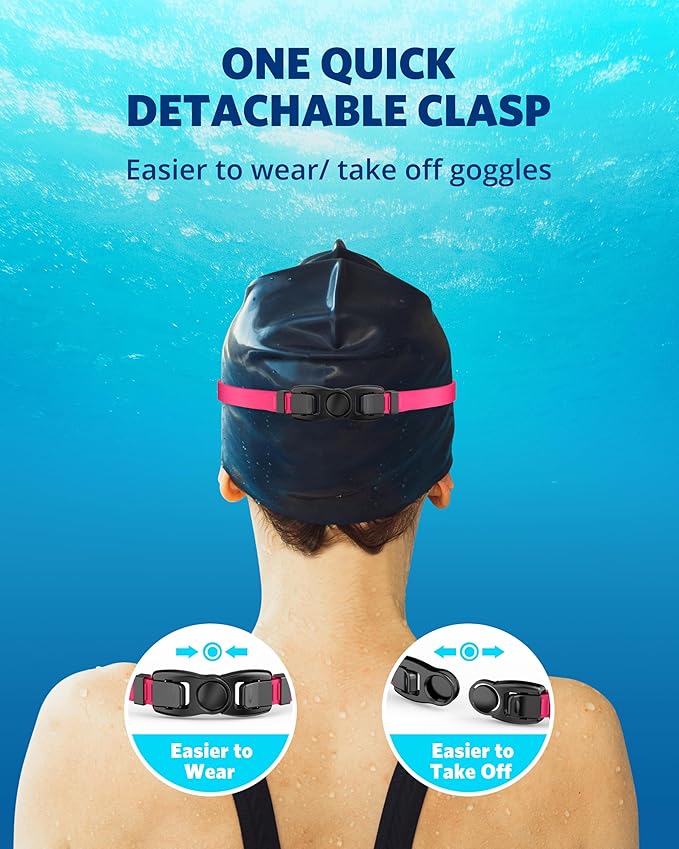 Aegend Swim Goggles, Swimming Goggles No Leaking Full Protection Adult Men Women Youth-StrideForce Fitness