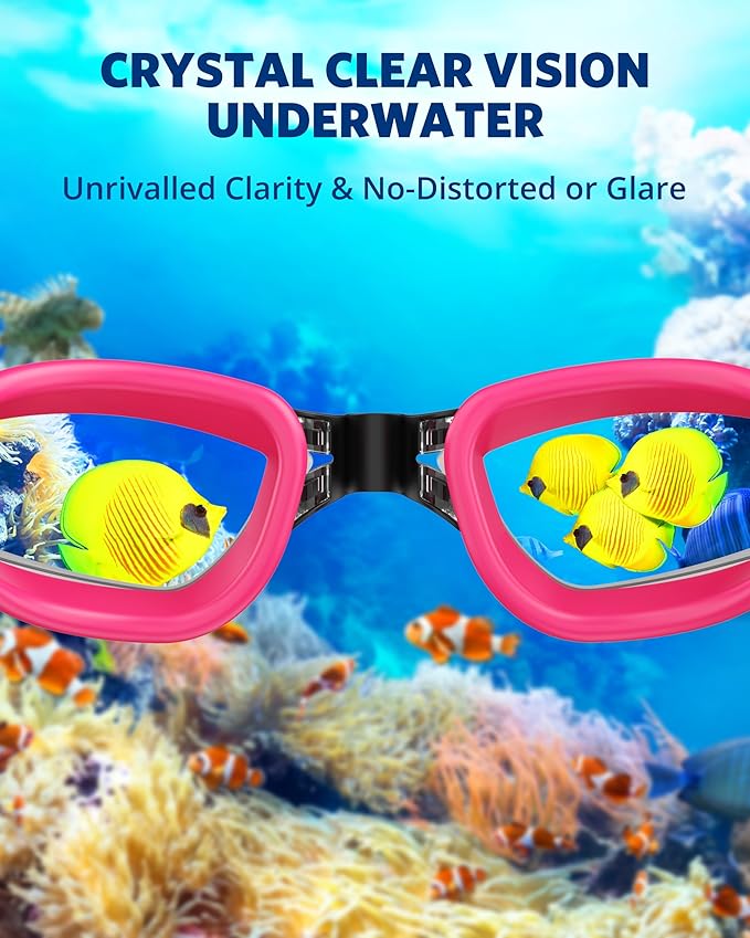 Aegend Swim Goggles, Swimming Goggles No Leaking Full Protection Adult Men Women Youth-StrideForce Fitness