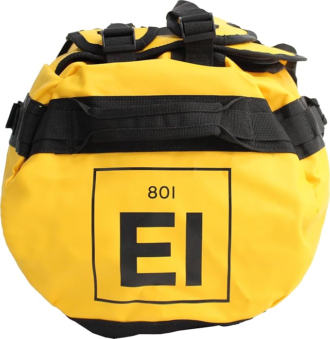 Element Equipment Trailhead Duffel Bag Shoulder Straps Waterproof Yellow Medium-StrideForce Fitness