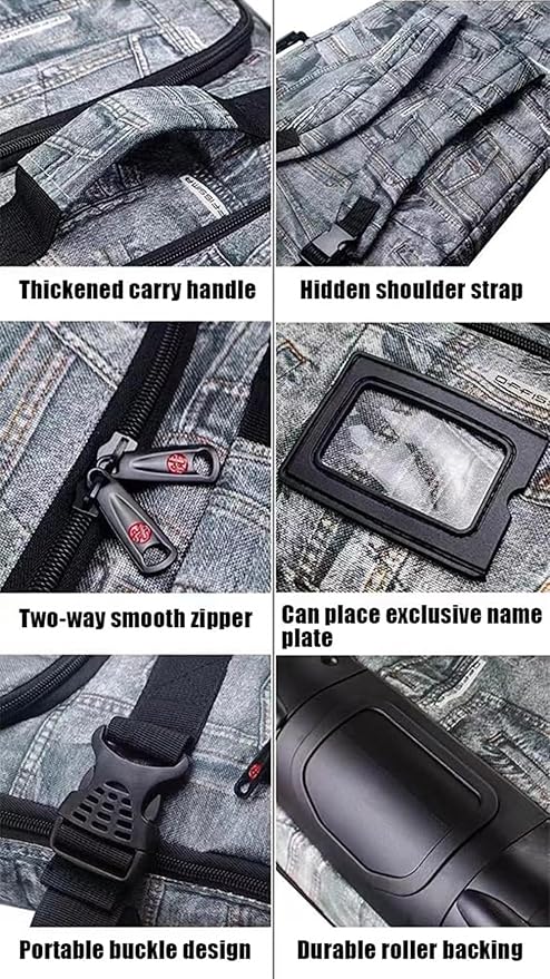 UNISTRENGH Snowboard Bag For Air Travel - Padded Snowboard Bag - Waterproof Fully Padded Snowboarding Travel Bag For Flying - Up to 165 CM Snowboards-StrideForce Fitness