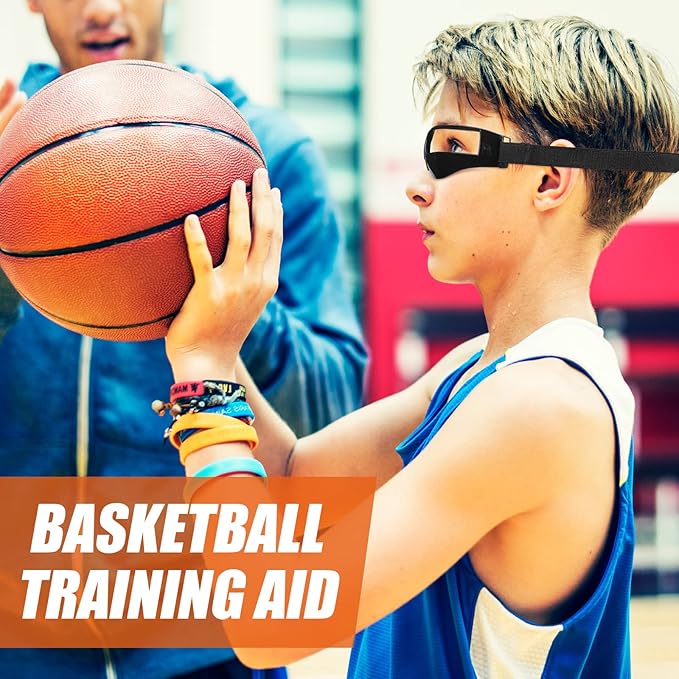 Dribbling Goggles Basketball Sports Glasses Adjustable Dribbling Black Goggles Basketball Training Equipment-StrideForce Fitness