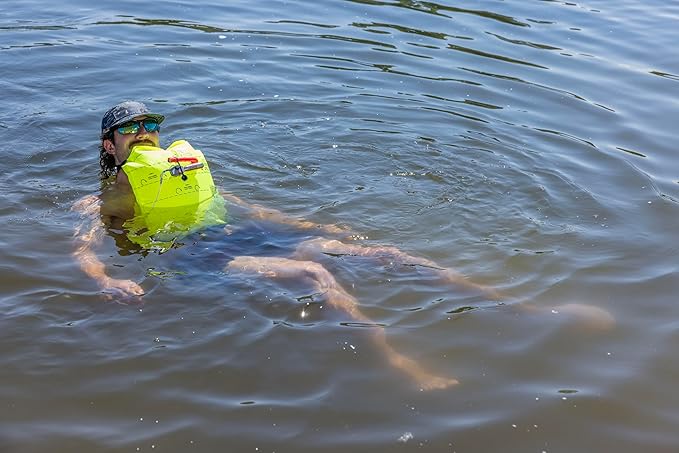 Onyx M-16 Manual Inflatable Belt Pack, U.S. Coast Guard Approved, Low Profile, Compact Design, Approved for users 16 years and older; and over 80 pounds-StrideForce Fitness