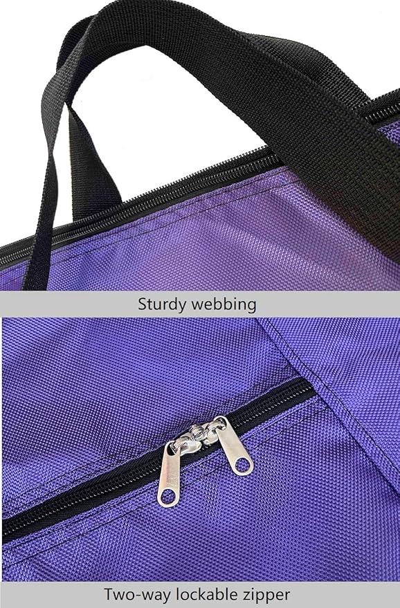 Extra Large Storage Duffle Bag with Zippers and Handles, Big Foldable Duffle Bag for Travel-StrideForce Fitness