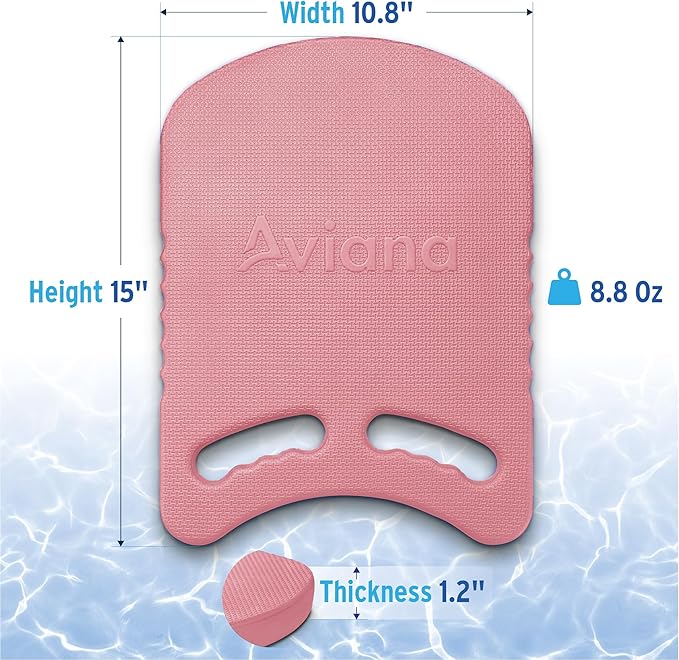 Junior Kickboard Buoy for Youth Children & Toddlers Swimming Aid & Exercise Training Board for Kids to Learn to Swim with Kick Boards in Pool BPA Free-StrideForce Fitness
