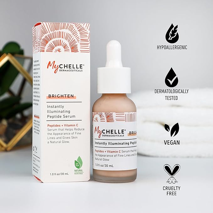 MYCHELLE Instantly Illuminating Peptide Serum, 1 FZ-StrideForce Fitness