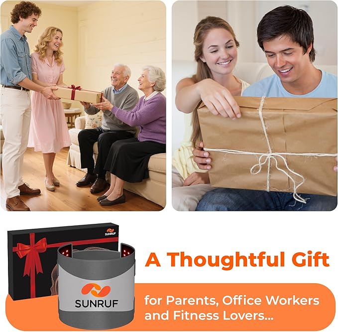 Red Light Therapy for Body, 25.2"x13" Large Light Therapy Pad with Timer, 660&850nm Infrared Light Therapy for Back Waist Shoulder Knee Joint, 10000mAh Cordless Using Home Outdoor, Gift for Women Men-StrideForce Fitness