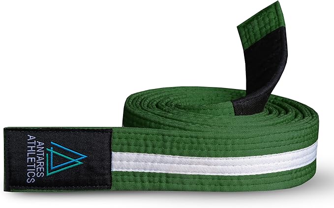 Brazilian Jiu Jitsu Belts Preshurunk Martial Arts Youth BJJ Belts for Girls & Boys with BJJ Ranking Stripes-StrideForce Fitness